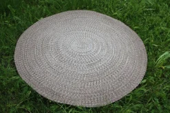 Outdoor Teppich Rug Geflochtenes Sunbrella Acryl Ombre Hazel Grau