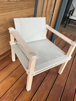 Outdoorsessel Farmer Stoff 5090 Sand