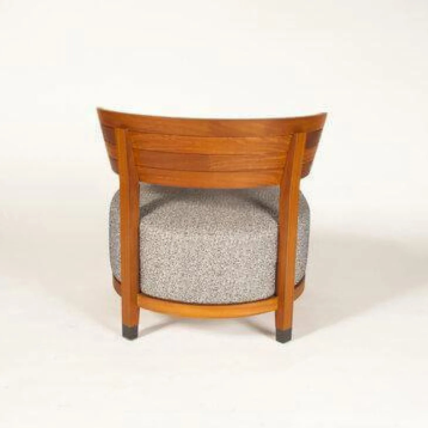 Outdoorsessel Thomas Stoff Begonia Gestell Iroko Brüniert