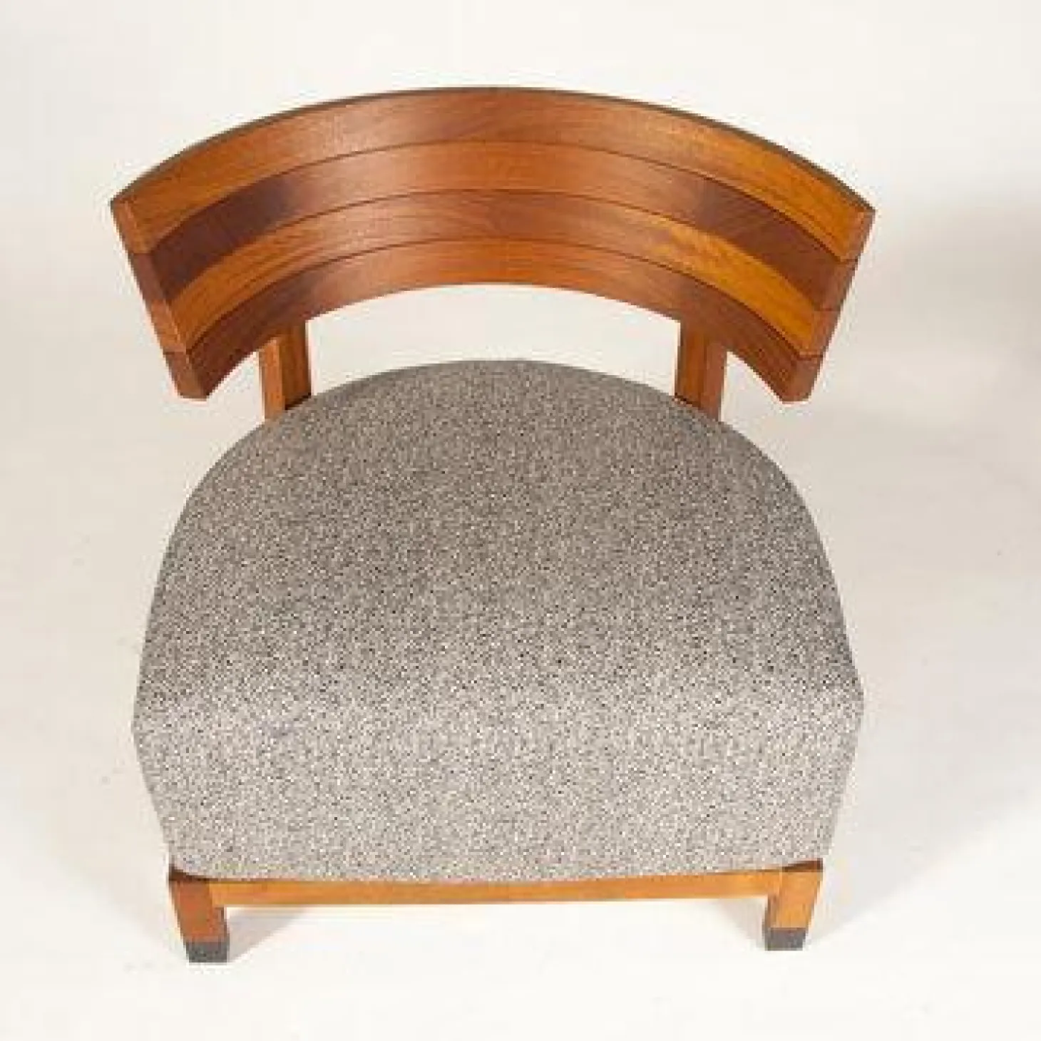 Outdoorsessel Thomas Stoff Begonia Gestell Iroko Brüniert