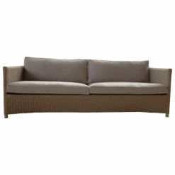 Outdoor-Sofa Diamond Stoff Taupe