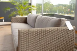 Outdoor-Sofa Diamond Stoff Taupe