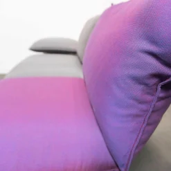 Outdoorsofa Feinstruktur Eleganz Graphit Mit 3 Kissensets Und 1 Armkissen