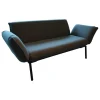 Outdoorsofa Luna Lounge Dining Bezug Stoff C Lopi R014 Coconut Grau Gestell Edelstahl