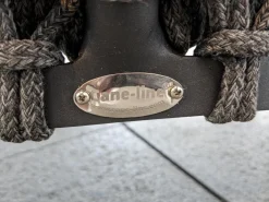 Outdoosofa Ocean Large 2 Sitzer Geflecht Soft Rope Dark Grey Dunkelgrau Kissensatz Stoff Wove Grau Gestell Aluminium Pulverbeschichtet Grau