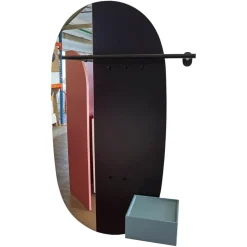 Paneelgarderobe Mask S Paneel Lack 46 Schwarz Und Schubkastenelement 53 Salbei Blau