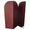 Paravent Lola Mit 3 Paneelen Lack Weinrot 40 Dunkelrot Und Flamingo Pink 38 Rosa