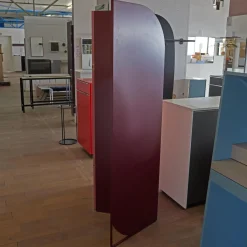 Paravent Lola Mit 3 Paneelen Lack Weinrot 40 Dunkelrot Und Flamingo Pink 38 Rosa