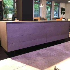 Password Evolution Sideboard Eiche Graphit Matt Gestell Zinnfarben