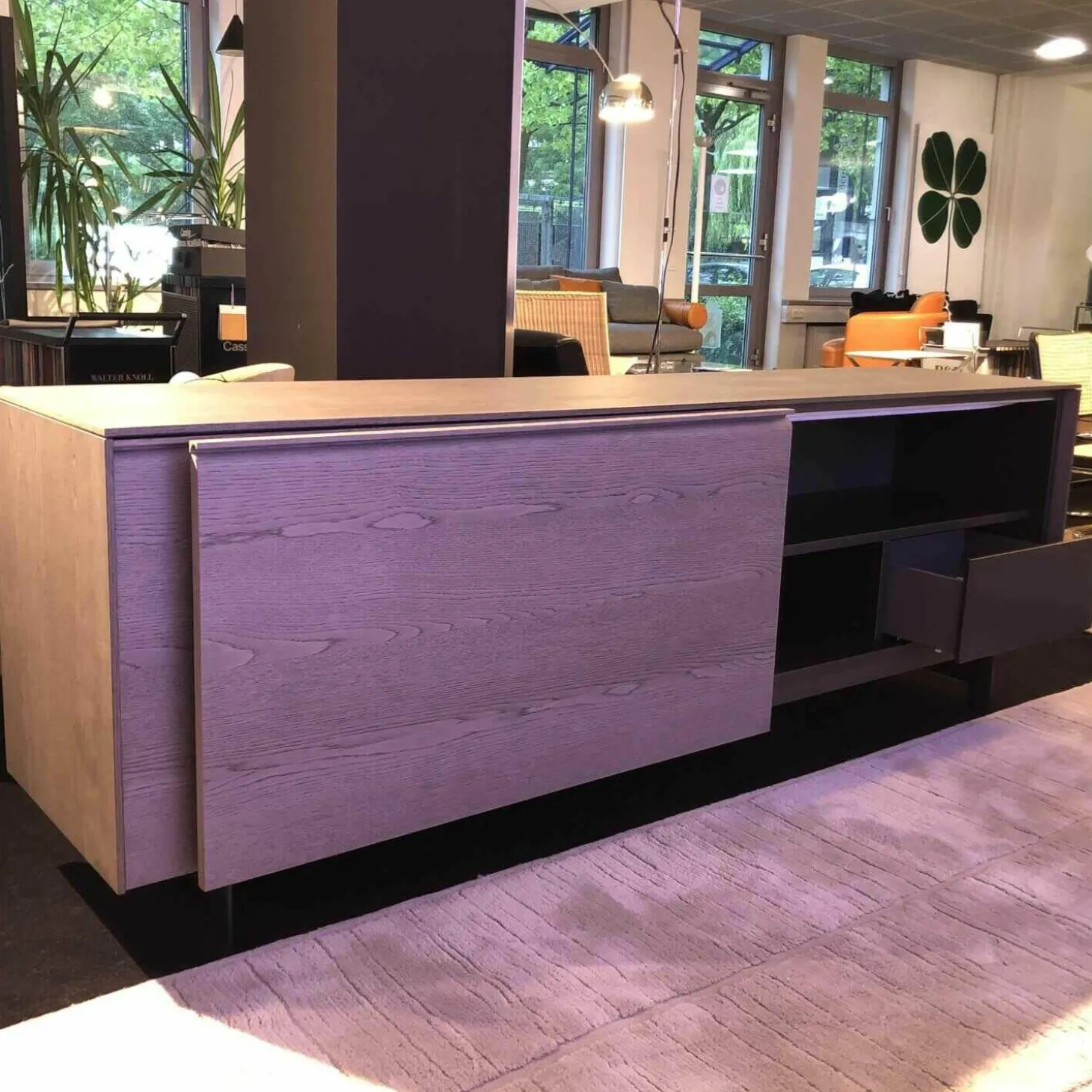 Password Evolution Sideboard Eiche Graphit Matt Gestell Zinnfarben