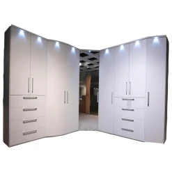 Planungsschrank Horizont Polarweiß Mit Beleuchtung