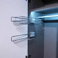 Planungsschrank Horizont Polarweiß Mit Beleuchtung