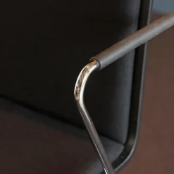 Polsterarmlehnstuhl S182 PFST Bezug Cava3 Schwarz Sitzschale Formholz Buche Schwarz