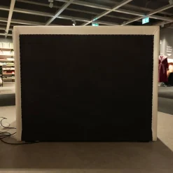 Polsterbett Composium 800 Stoff 06150 Weiß Creme Inklusive Matratze Und Vollautomatic