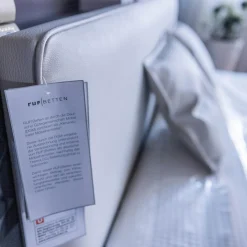 Polsterbett Composium Bezug Lederoptik Sand Grau Mit Matratze Und Kissen