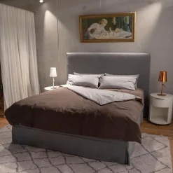 Polsterbett Grand Cru Cannes Inklusive 2 Divina Matratzen Stoff Knit-Art 1 Yanis-1840-Grau Gestell Aus Kiefermassivleimholz