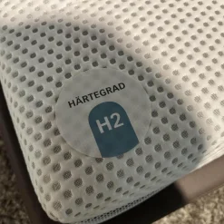 Polsterbett Heaven Leder Galero Nougat Braun Metallfuß Schwarz Inklusive Matratzen