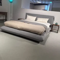 Polsterbett Jalis Stoff Cor 8181 Silbergrau Grau Boxspringunterbau Inklusive Matratze von Schramm