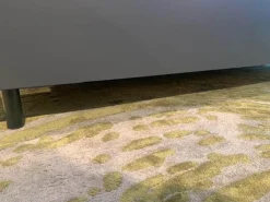 Polsterbett Stoff Maple Anthrazit Mit Lowboard 2 Nachttische Sowie Beleuchtung Im Kopfteil Intrigiert Ohne Matratze Ohne Lattenrost