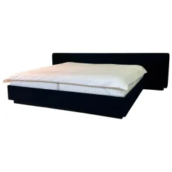 Polsterbett Yuuto 810 200 Stoff Hearth Undersea Schwarz Sockel Schwarz Mit Überstand ohne Matratze ohne Lattenrost