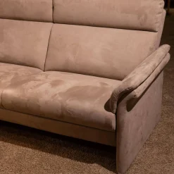 Polstergarnitur Gomera Stoff 89804 Gr. D Fuß Chromgleiter Matt Mit 2 Sofas Und 1 Sessel