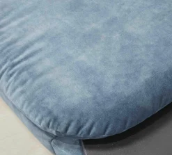 Polstergarnitur Kami Stoff 0735-51 Petrol Füße Anthrazit Verchromt 2 Sofas