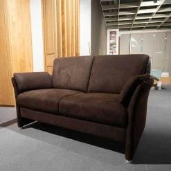 Polstergarnitur Ohio 2 Sofas 1 Sessel Braun Microfiber Deluxe Espresso 210