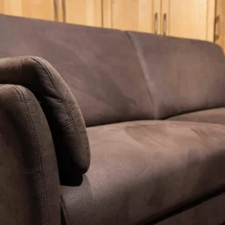 Polstergarnitur Ohio 2 Sofas 1 Sessel Braun Microfiber Deluxe Espresso 210