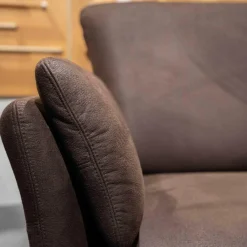 Polstergarnitur Ohio 2 Sofas 1 Sessel Braun Microfiber Deluxe Espresso 210