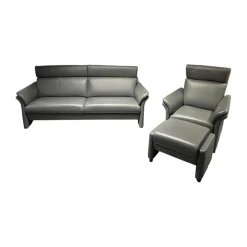 Polstergarnitur Parlando R Leder Savana 18 1748 Anthrazit