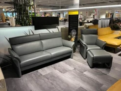 Polstergarnitur Parlando R Leder Savana 18 1748 Anthrazit