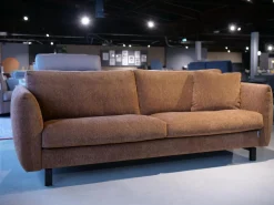 Polstergarnitur Stoff Osino Rostbraun Braun Mit Kissen Und Kopfstütze