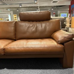 Polstergarnitur XC Leder N Tabac Nature 850 Braun mit Kopfstütze