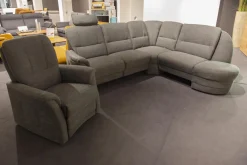 Polstergruppe Aalen Stoff 6008 Lavado Fresh 8 Farbe Ebenholz Mit Relaxfunktion