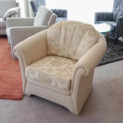 Polstergruppe Cavalli Stoff Sanderson A Beige Füße Massivholz