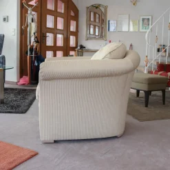 Polstergruppe Cavalli Stoff Sanderson A Beige Füße Massivholz