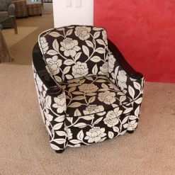 Polstergruppe Metropolitan Stoff Hellbeige Schwarz Halbrundsofa Mit 2 Sesseln