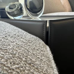 Polstergruppe West Stoff Fisher 10 Ghiacciol Grau Inklusive Tischelement Und Kissen