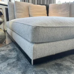 Polstergruppe West Stoff Fisher 10 Ghiacciol Grau Inklusive Tischelement Und Kissen