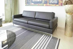 Polsterprogramm Tomo Leder Jumbo 5661 22 Fuß Chrom Glänzend