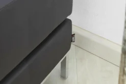 Polsterprogramm Tomo Leder Jumbo 5661 22 Fuß Chrom Glänzend