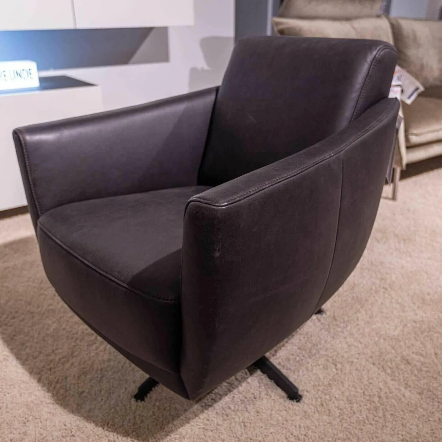 Raumfreunde Sessel Mats Leder 136 Rancho Moro