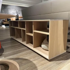 Raumteiler Regal Cubus 05 Eiche Weißöl Mit Beidseitiger Kippsicherung