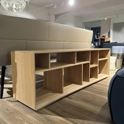 Raumteiler Regal Cubus 05 Eiche Weißöl Mit Beidseitiger Kippsicherung