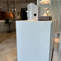 Raumteiler Sideboard Jorel Korpus Lack Greige Grau Beige Front Optiwhite Mattglas Greige Grau Beige