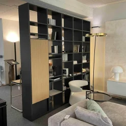 Raumteilerregal Studimo Lack Matt Anthrazit Fronten Lack Matt Curry Eiche Furnier