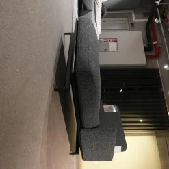 Recamiere Daybed Liv Smart Stoff Graublau mit Kissen