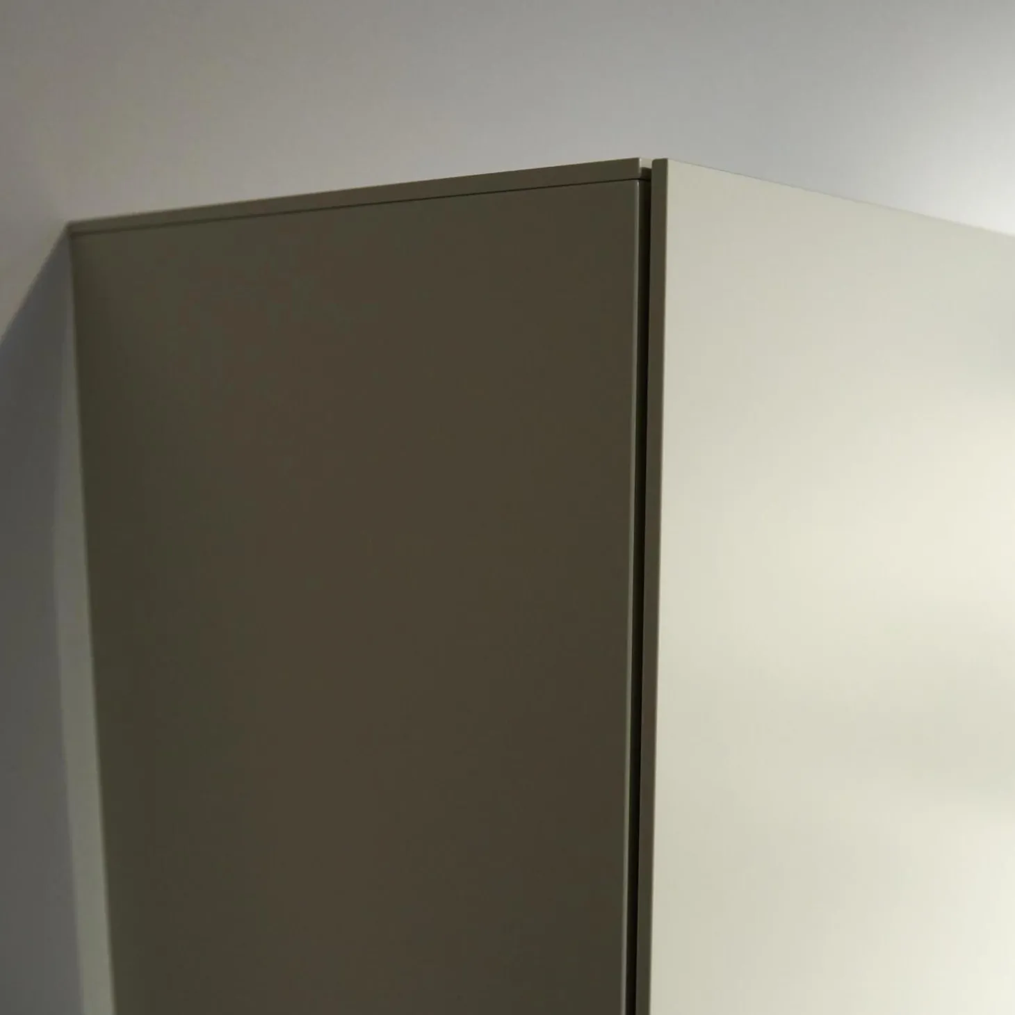 Regal Alea Lack Kiesel Grau Weiß Und Eiche Nero Schwarz Inklusive Einteilung