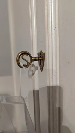 Regal Element 8377 Holz Weiß Antik Poliert