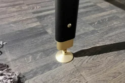 Regal Libelle Gestell Aluminium Schwarz Verbindungen Messing Regalboden Ahornholz